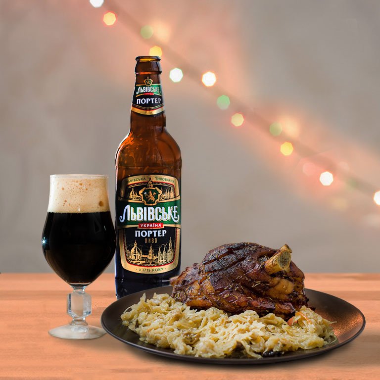Golonka na piwie Porter